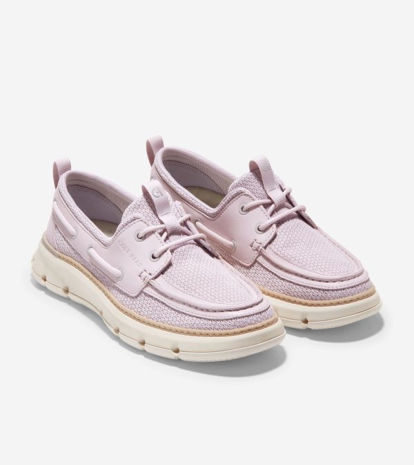 Women s 4.ZERØGRAND Regatta Boat Shoes For Discount