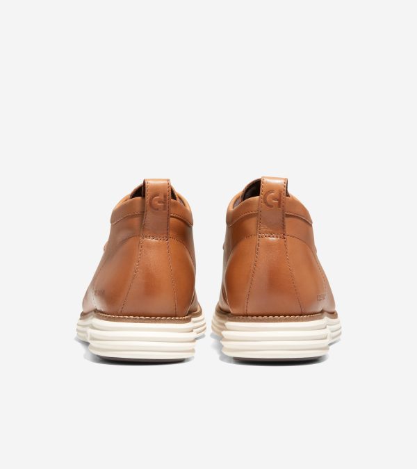 Men s ØriginalGrand Moc Toe Water-Resistant Chukka Boots Online Hot Sale