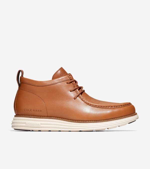 Men s ØriginalGrand Moc Toe Water-Resistant Chukka Boots Online Hot Sale