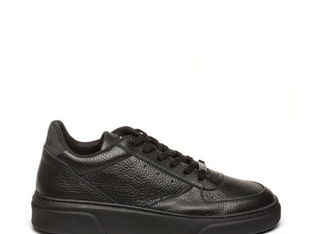 Brent Sneaker BLACK LEATHER Sale