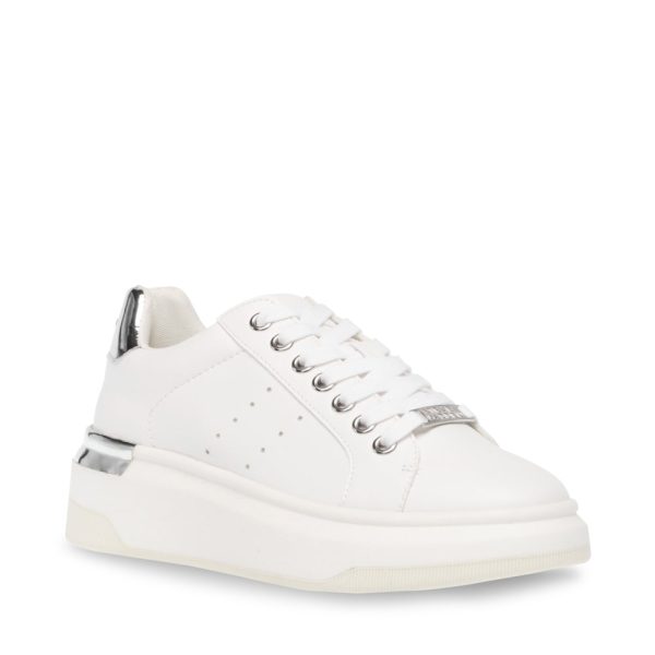 Glacial Sneaker WHITE SILVER Supply