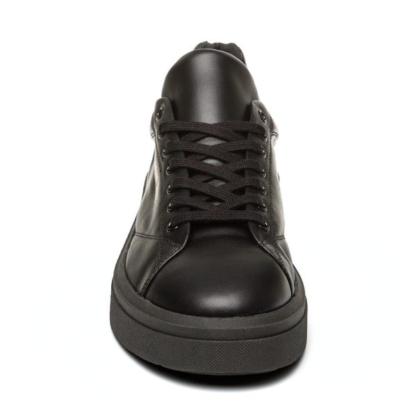 Fynner Sneaker BLACK LEATHER Hot on Sale