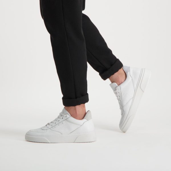 Brent Sneaker WHITE LEATHER Online Hot Sale