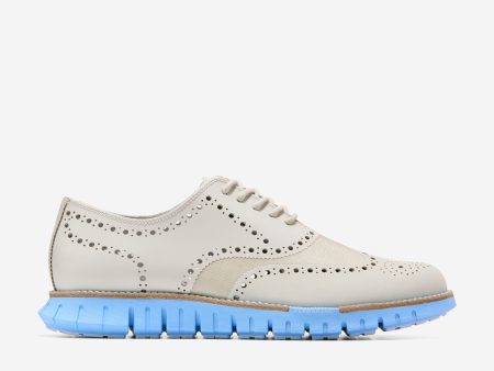 Мужские ZERØGRAND Remastered No Stitch Wingtip Oxfords Fashion