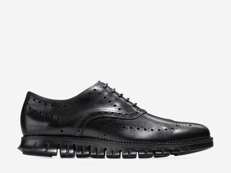 Мужские ZERØGRAND Wingtip Oxfords on Sale