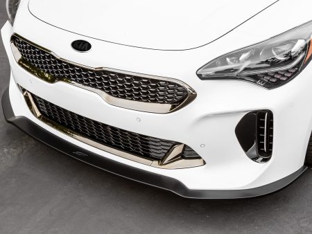 2018-2022 Kia Stinger GT AWD RWD 3.3TT Front Splitter [Matte Black] - KB26001MB Sale