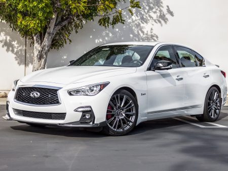 2018-2021 Infiniti Q50 Front Splitter - Sport - [Matte Black] - KB11240 Online now