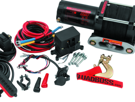 QuadBoss Winch 3500Lb W Synthetic Rope Hot on Sale