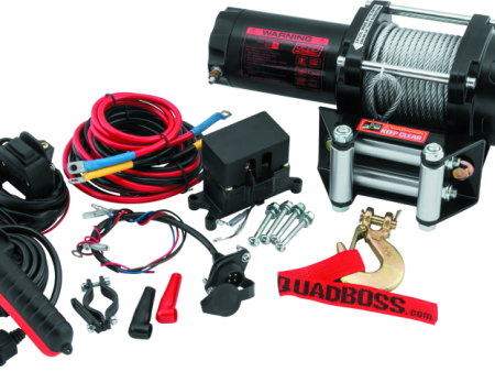 QuadBoss Winch 3500Lb W Cable Supply