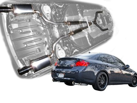 2007-2008 Infiniti G35 Sedan - Stainless Steel Cat-Back Exhaust System - 504375 Discount