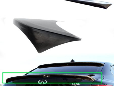 Infiniti Q50 Rear Spoiler [Unpainted] - KB11223 For Discount