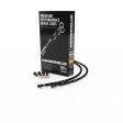 Goodridge 07-12 Kawasaki Z750 Black Rear SS Brake Lines w Black Fittings Online now